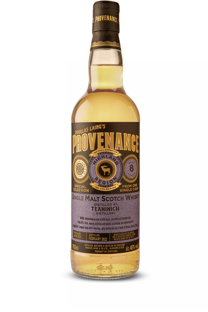 Douglas Laing Provenance Speyside 8年 Provenance Teaninich 8 Years Old – Douglas Laing & Co.