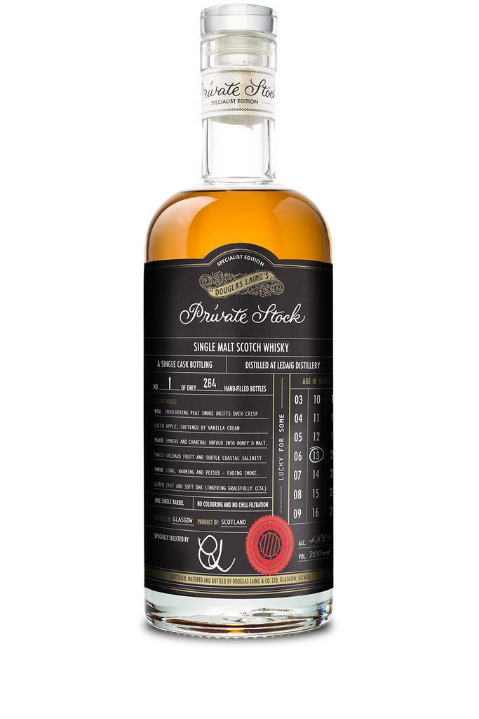 Private Stock Ledaig 13 Years Old 70cl – Douglas Laing & Co.
