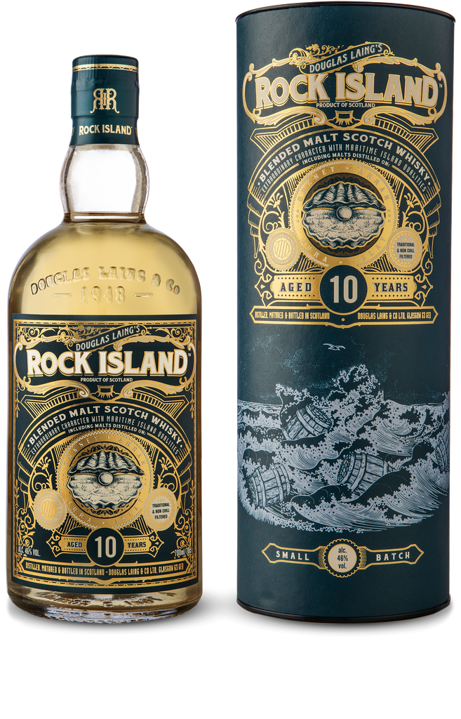 限定シングルモルトウイスキー Douglas Laing Whisky Rock Island 10 Years Old – Douglas Laing & Co.