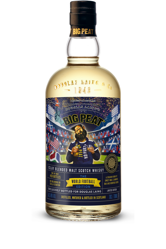 白州 18年　BIG PEATセット売り。 Big Peat The World Football Edition 2026 – Douglas Laing & Co.