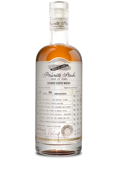 Private Stock Blended Scotch Whisky 25 Years Old